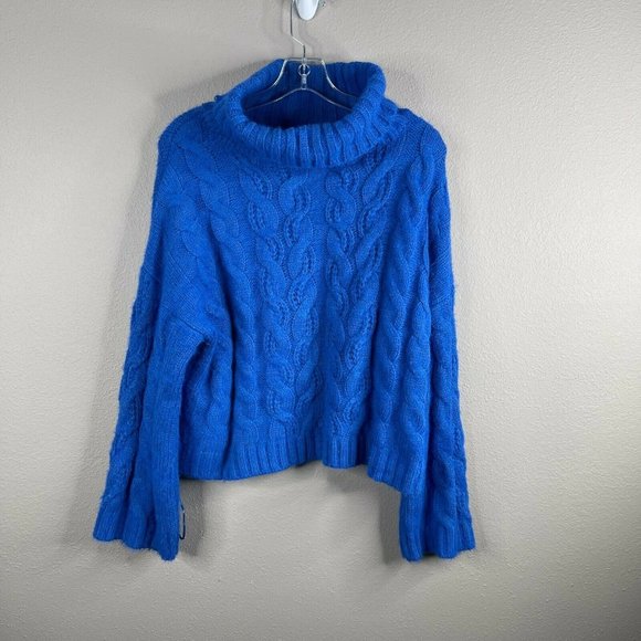 Sun + Moon Sweaters - Sun + Moon Womens Sweater Size L Chunky Knit Long Sleeve Cowl Neck NWT